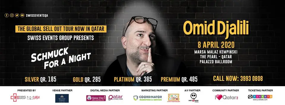 Omid Djalili stand up comedy LIVE in Doha